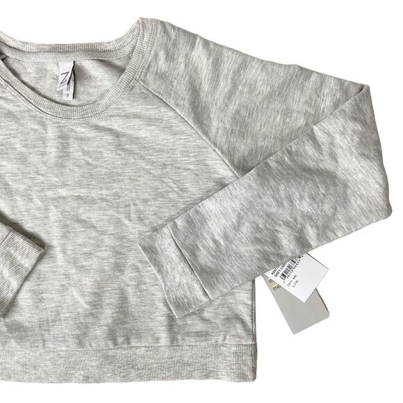 NEW Zella Girl Gray Sweatshirt Size Small Crewneck - Picture 6 of 8